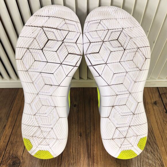 Nike Flex Contact 2017 Womens Sz 10 Gray Green Running Gym Road Shoes 908995-003 - Picture 7 of 9